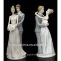 ceramic wedding-first dance cake topper